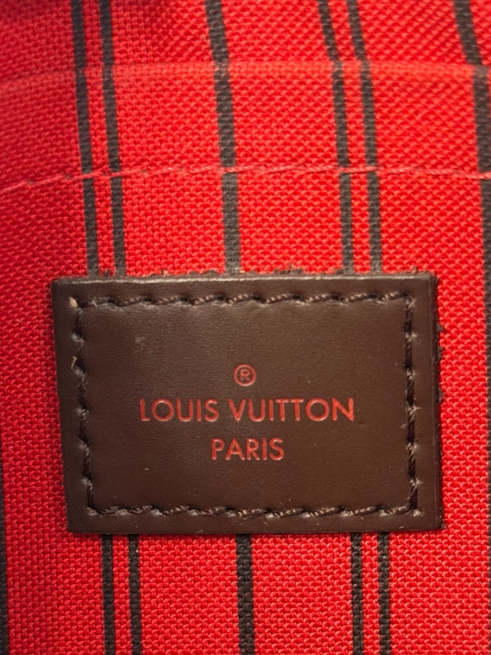 Louis Vuitton Neverfull GM Clutch • Pochette in Damier Ebene - Picture 6 of 9